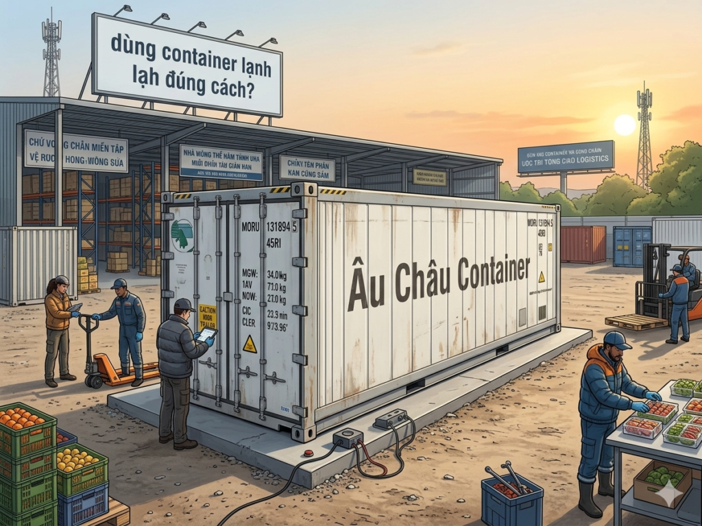 dùng container lạnh đúng cách