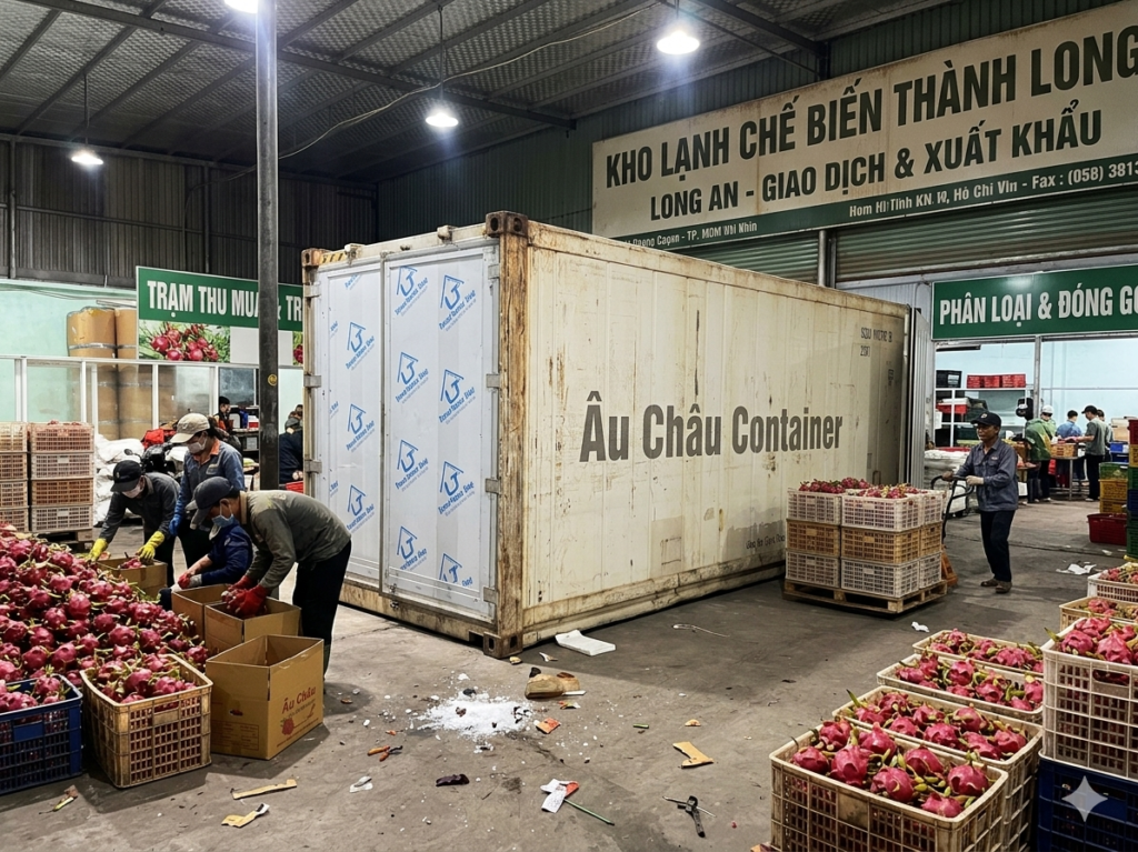 container lạnh thanh long Long An
