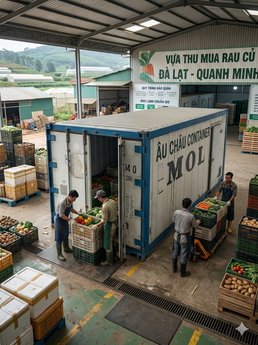 Container lạnh rau củ tại Lâm Đồng 49