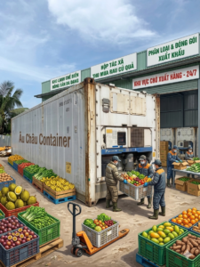 container lạnh nông sản