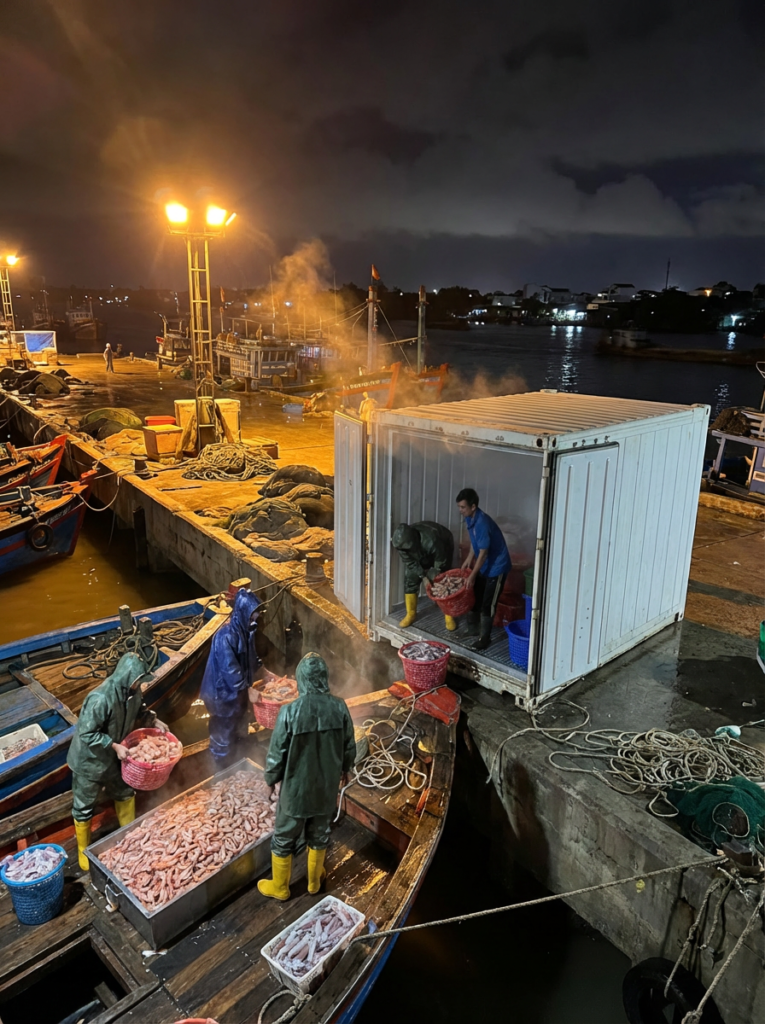 Container lạnh 10 feet cấp đông