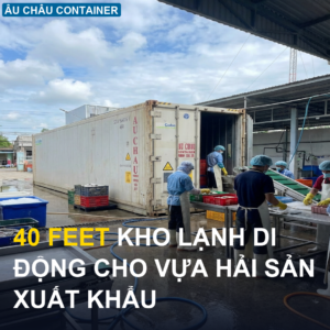 container lạnh 40 feet chuỗi siêu thị phân phối thực phẩm TP.HCM