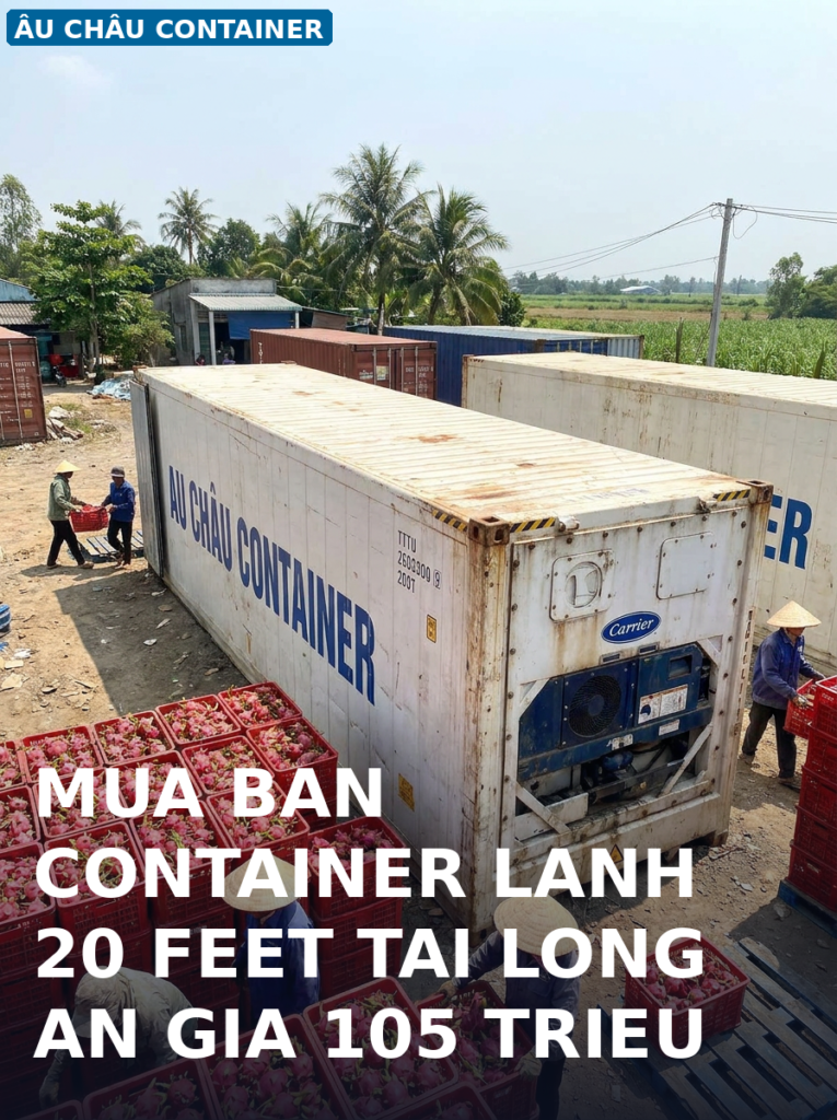 mua bán container lạnh 20 feet tại Long An
