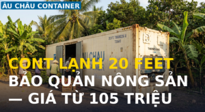 cont lạnh 20 feet bảo quản nông sản giá từ 105 triệu