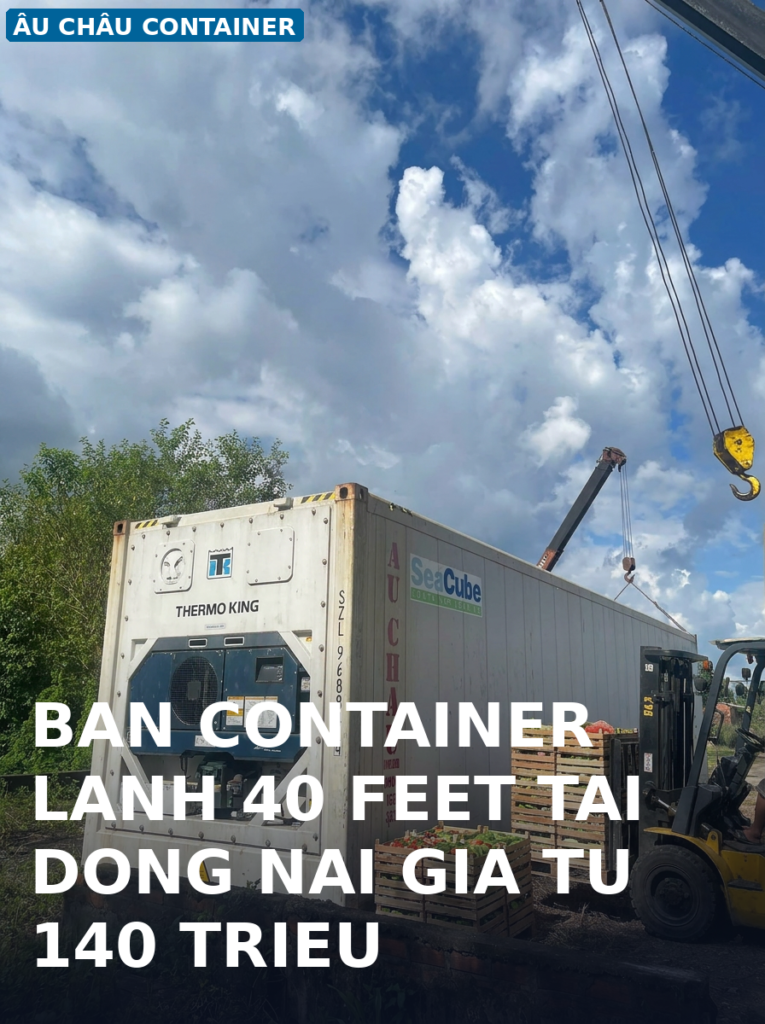Container lạnh 40-feet cũ tàu biển — Âu Châu Container