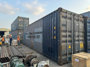 công khô 40HC kho tạm khu công nghiệp Bình Phước - Âu Châu Container 0909 155 357