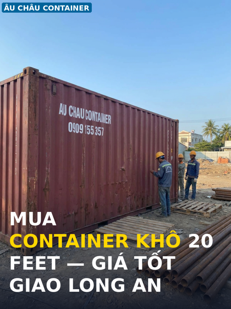 mua bán container khô 20 feet tại Long An