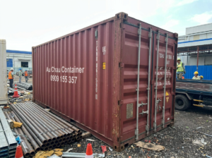 thùng cont khô 20 feet kho tạm khu công nghiệp Tây Ninh