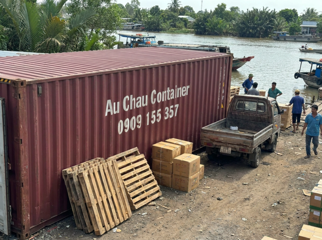 giá công khô 20 feet tại Vĩnh Long