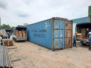 Giá thùng cont khô 40 feet tại Tiền Giang