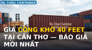 giá công khô 40 feet tại Cần Thơ