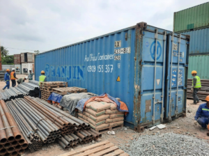 công khô 40 feet kho chứa vật tư tại Tây Ninh