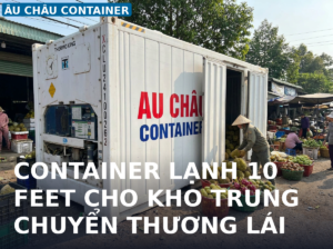 container lạnh 10 feet cho kho trung chuyển thương lái từ 95 triệu Âu Châu Container