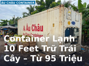 container lạnh 10 feet trữ trái cây