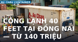 cung cấp công lạnh 40 feet tại Đồng Nai giá từ 140 triệu Âu Châu Container