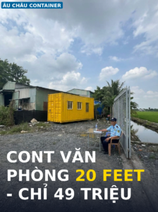giá cont văn phòng 20 feet tại Long An