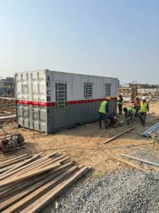 nhà container văn phòng có toilet cho kho bãi An Giang