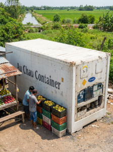 container lạnh 10 feet tại Hậu Giang kích thước gọn phù hợp hộ kinh doanh