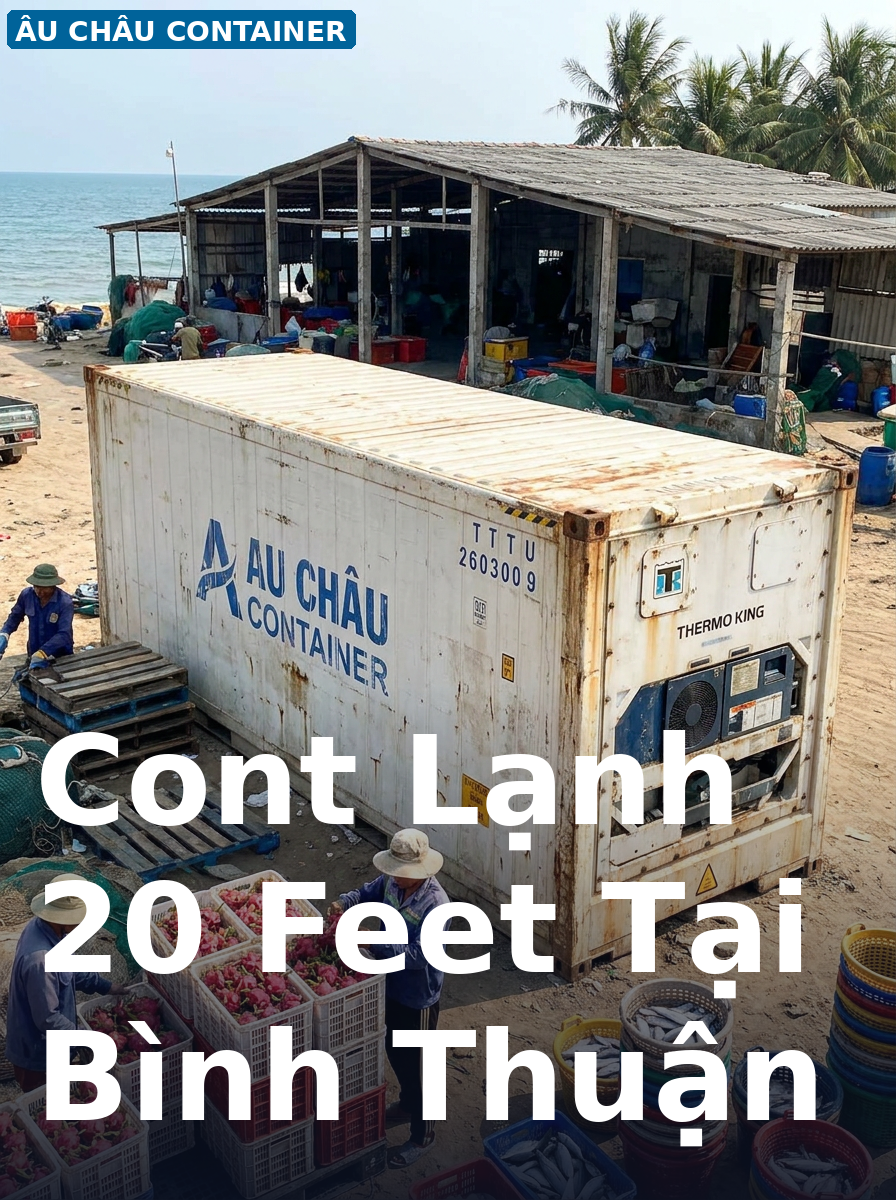cont lạnh 20 feet tại Bình Thuận