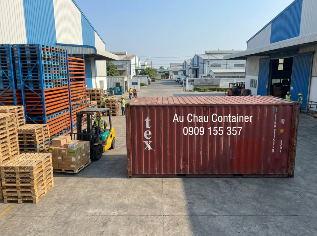 giá cont khô 20 feet tại Bình Dương