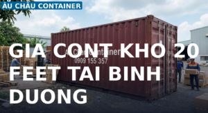cont khô 20 feet tại Bình Dương