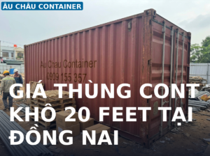 giá thùng cont khô 20 feet tại Đồng Nai