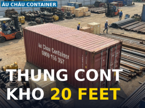 giá thùng cont khô 20 feet tại Bến Tre