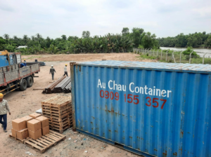 thùng cont khô 40 feet tại Cà Mau
