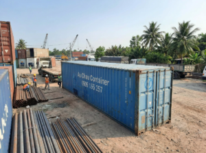 công khô 40 feet cho logistics vận tải tại Trà Vinh