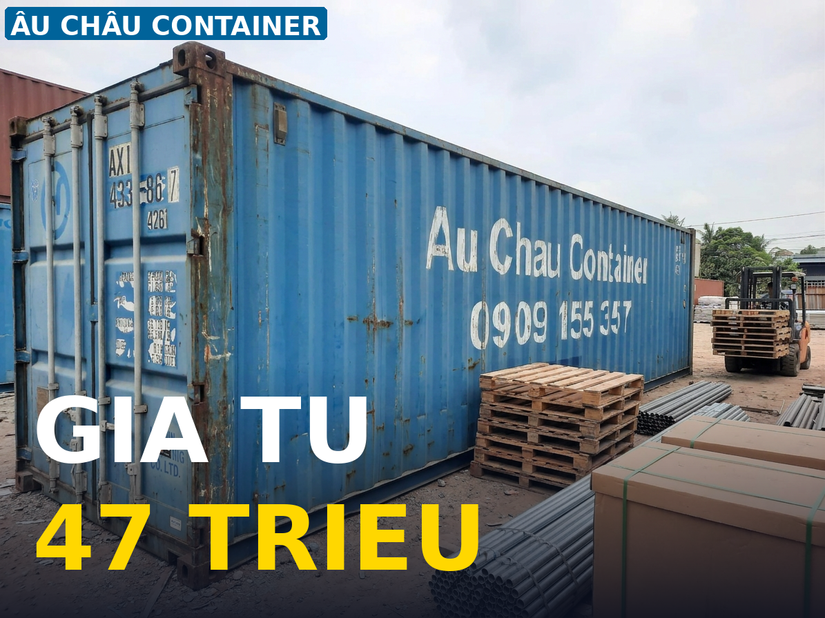 thùng cont khô 40 feet tại Bạc Liêu