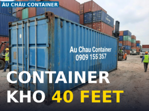container khô 40 feet cho logistics vận tải Bà Rịa Vũng Tàu