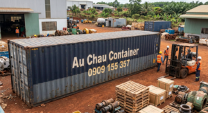 container khô 40HC kho hàng nhà máy tại Đắk Nông