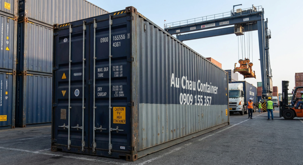 cont khô 40HC logistics vận tải tại Bà Rịa Vũng Tàu