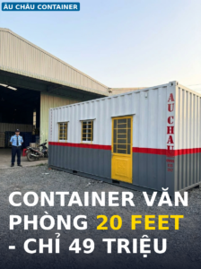 giá container văn phòng 20 feet tại Cà Mau