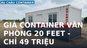 giá container văn phòng 20 feet tại TP.HCM