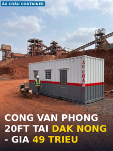 giá công văn phòng 20 feet tại Đắk Nông