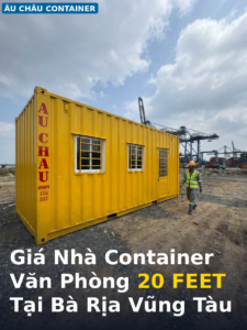 giá nhà container văn phòng 20 feet tại Bà Rịa Vũng Tàu