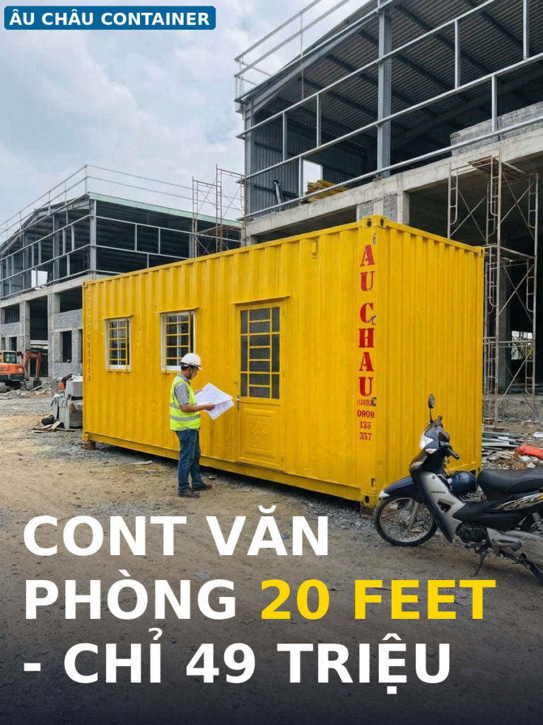 giá cont văn phòng 20 feet tại Tây Ninh