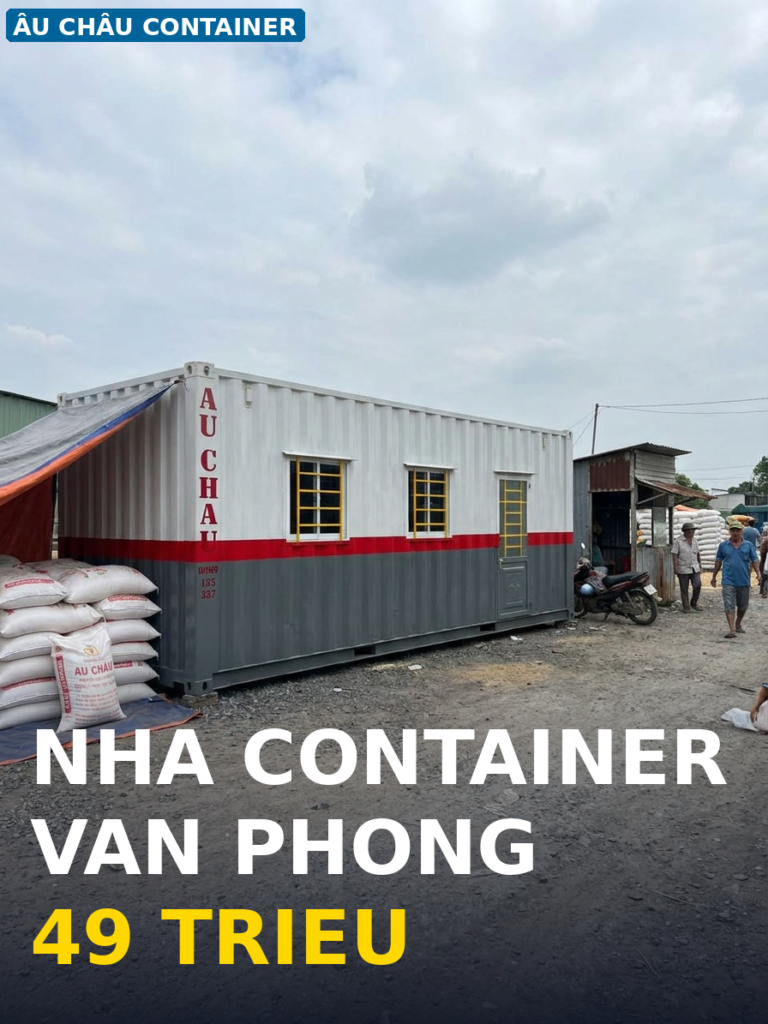 nhà container văn phòng 20 feet tại Đồng Tháp