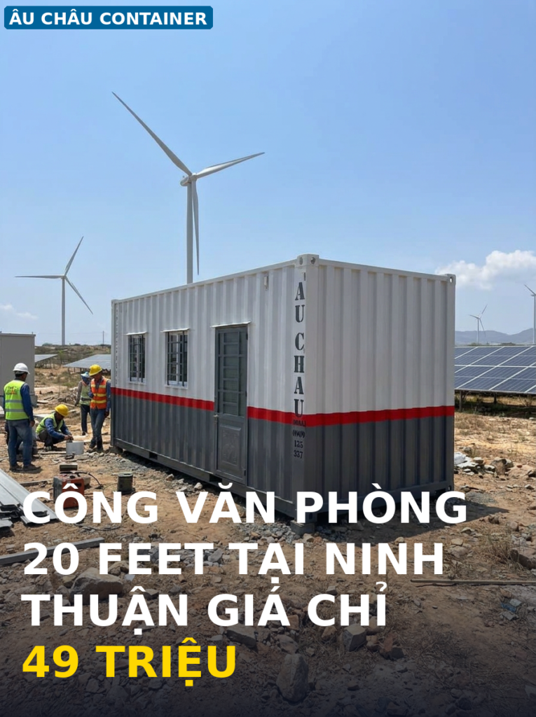 công văn phòng 20 feet tại Ninh Thuận