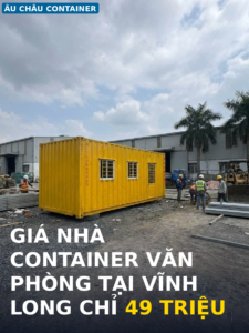 giá nhà container văn phòng 20 feet tại Vĩnh Long