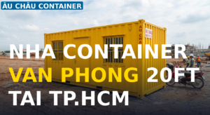 nhà container văn phòng 20 feet tại TP.HCM