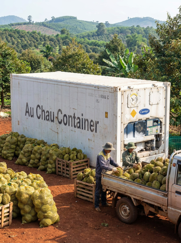 container lạnh 10 feet trữ sầu riêng tại Đắk Nông kho lạnh di động