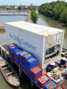 container lạnh cấp đông thủy hải sản tại Trà Vinh